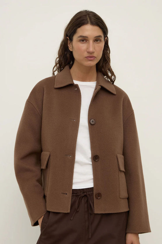 Assembly Mya Wool Jacket - Milk Choc