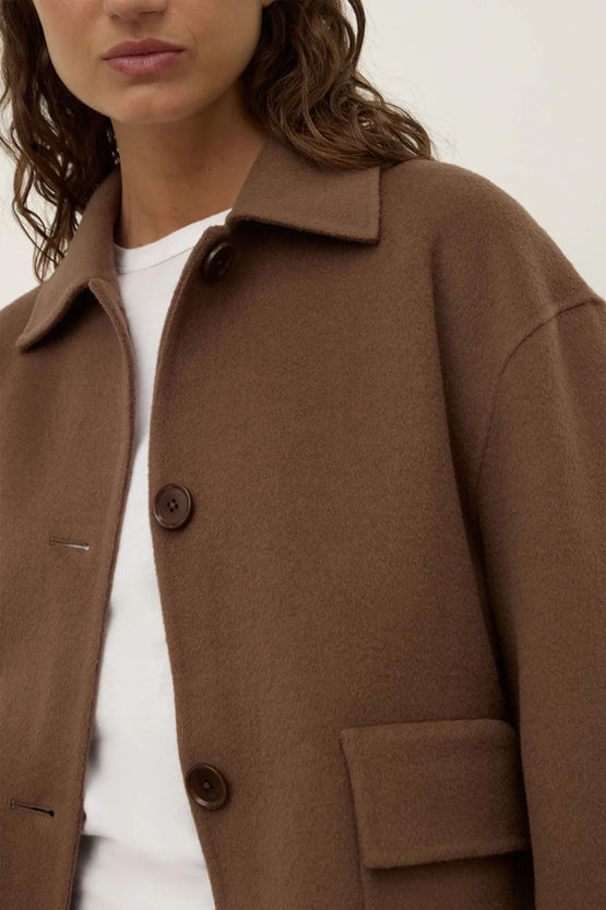 Assembly Mya Wool Jacket - Milk Choc