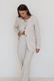 Caitlin Crisp Milly Pant - Natural Linen