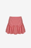 Ruby Trulli Mini Skirt - Red Gingham