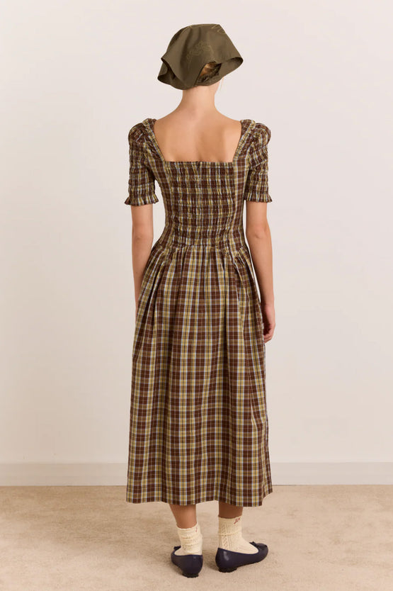 Damson Madder Molly Midi - Cocoa Check