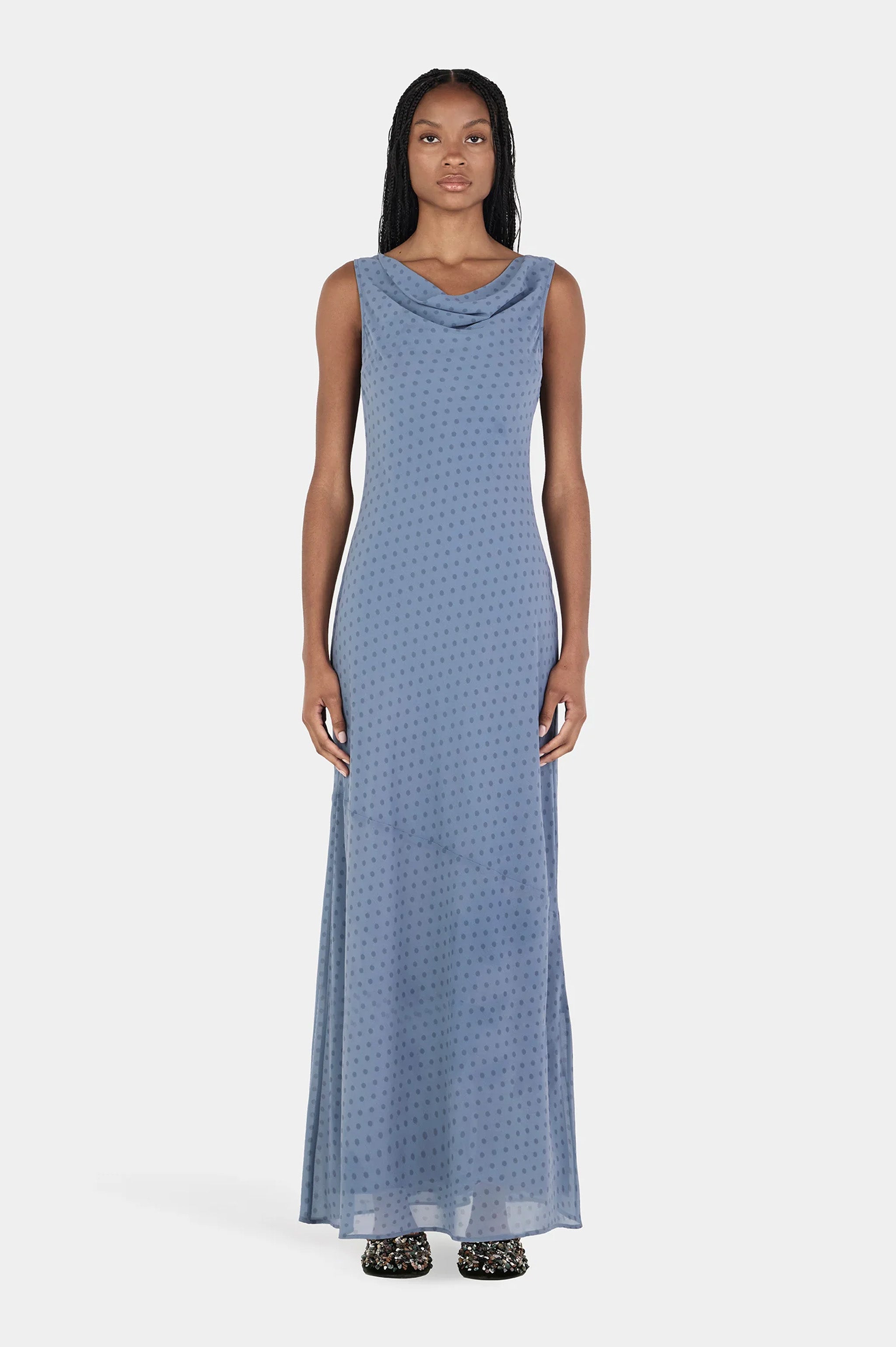 Hansen & Gretel Moss Maxi - Steel Spot