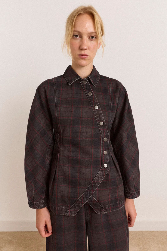 Damson Madder Nora Jacket - Sirius Check