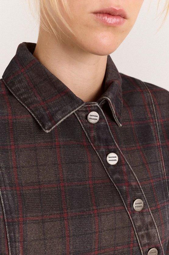 Damson Madder Nora Jacket - Sirius Check