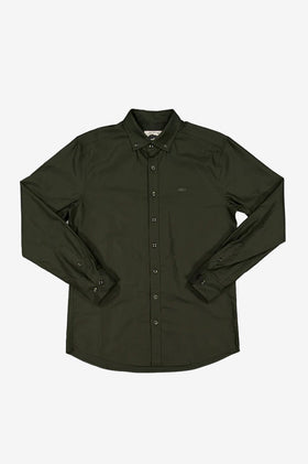 Just Another Fisherman Stamp Work Shirt - Olive