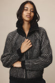 Marle Oscar Zip Up - Black / Greige
