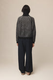 Marle Oscar Zip Up - Black / Greige
