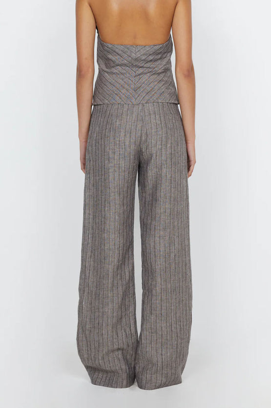 Bec & Bridge Zuri Straight Pant - Taupe
