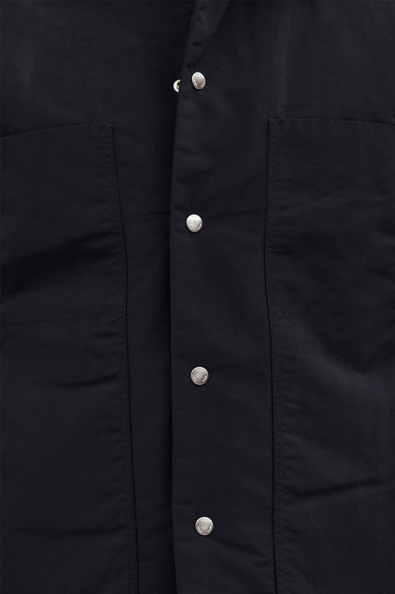 Norse Projects Pelle Waxed Nylon Jacket - Black