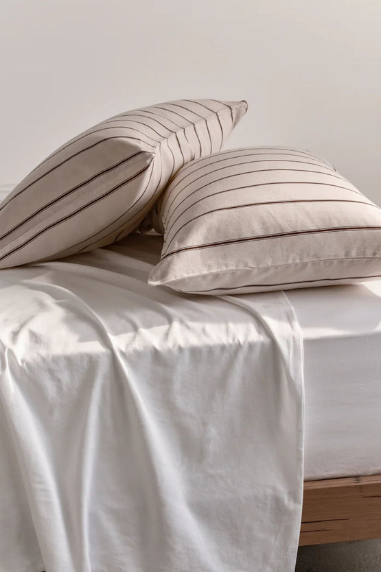 Hommey Pillowcase Pair - Vanilla