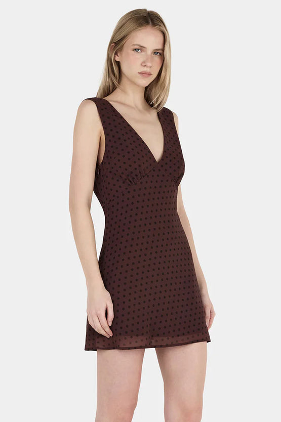 Hansen & Gretel Quinn Mini Dress - Polka Dot
