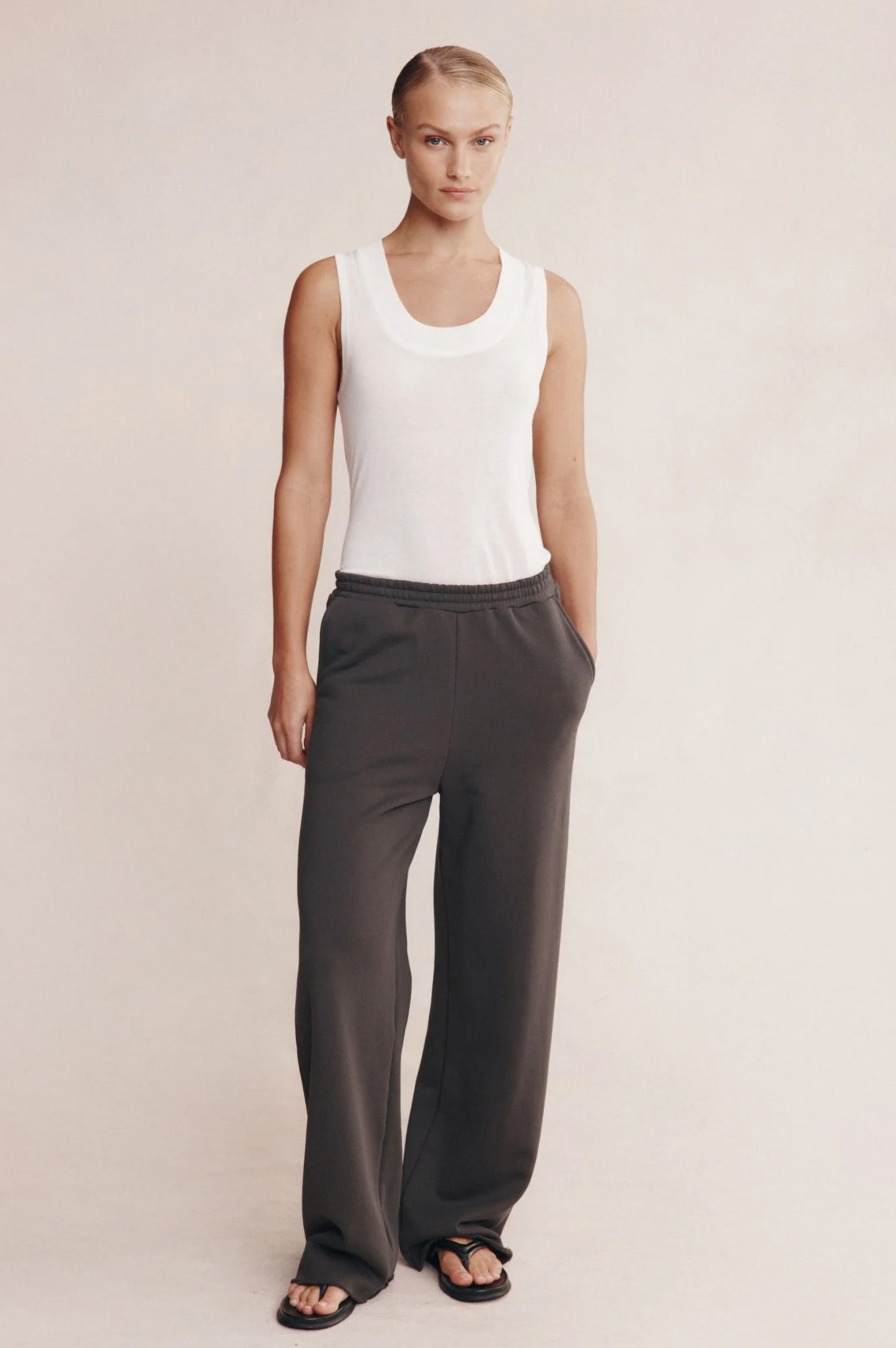 Marle Robin Trackpant - Charcoal