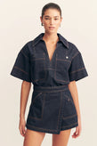 Shona Joy Rita Wrap Skort - Deep Indigo
