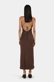 Ownley Samantha Midi Dress - Chocolate