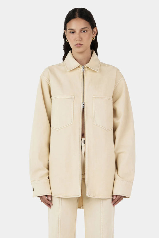 Hansen & Gretel Sana Denim Shirt - Shortbread