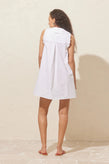 Ruby Sandler Minidress - White