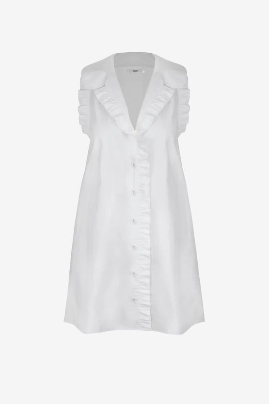 Ruby Sandler Minidress - White