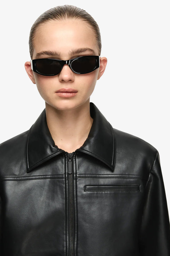 Bec & Bridge Saphira Cropped Jacket - Black