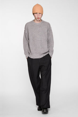 Beach Brains Session Knit - Grey