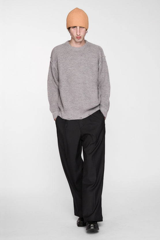 Beach Brains Session Knit - Grey