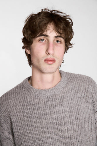 Beach Brains Session Knit - Grey