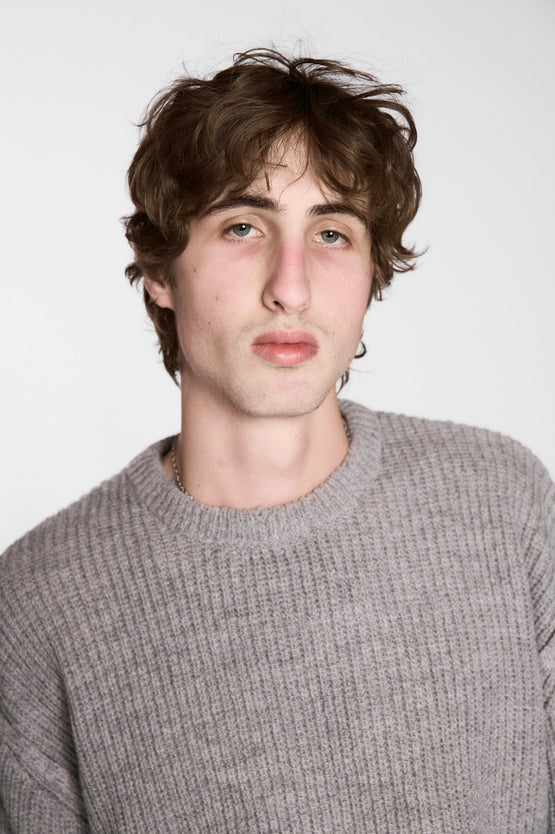 Beach Brains Session Knit - Grey