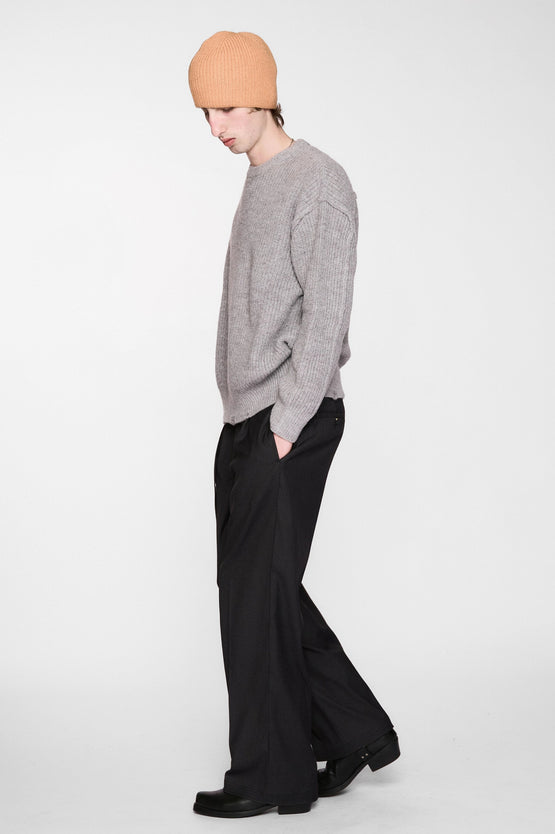 Beach Brains Session Knit - Grey