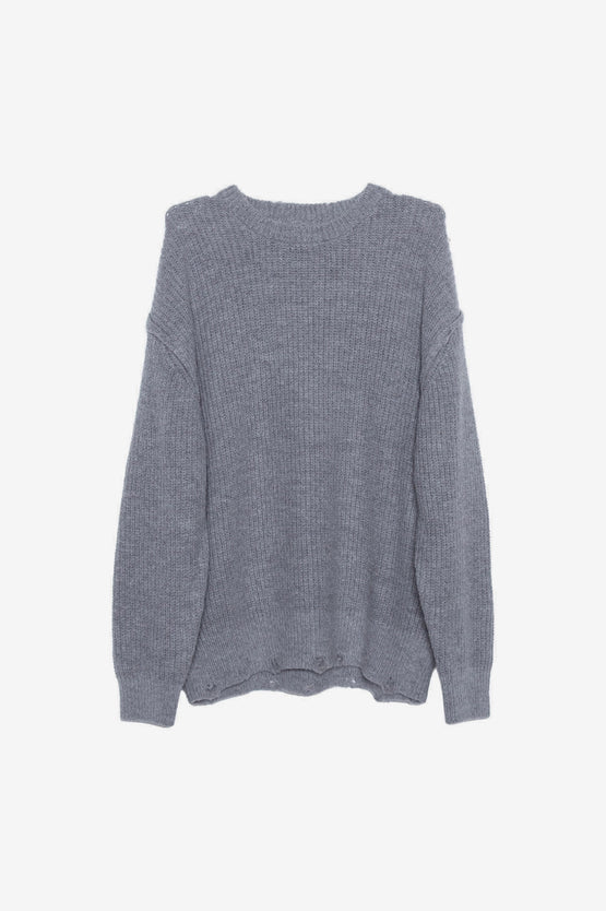 Beach Brains Session Knit - Grey