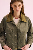 Pharlain Utility Jacket - Satin Olive