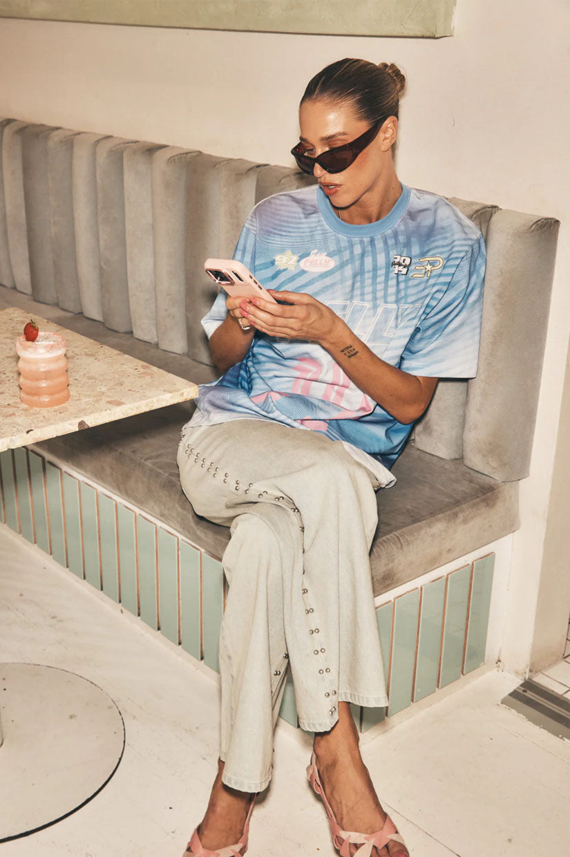 Ena Pelly Solar Tee - Blue Multi