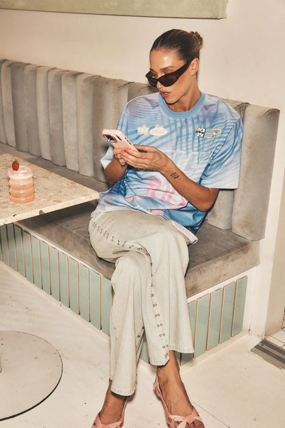 Ena Pelly Solar Tee - Blue Multi