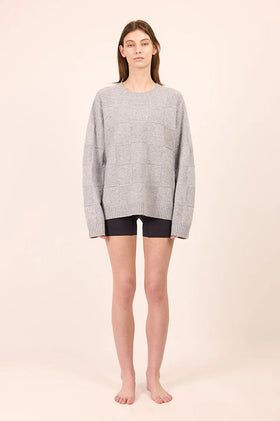 Pharlain Squares Crew - Grey