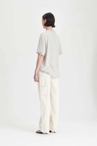 Commoners Hemp Boy Tee - Vintage Stone