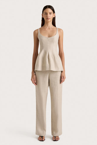 Faithful The Brand Sanne Top - Oatmeal