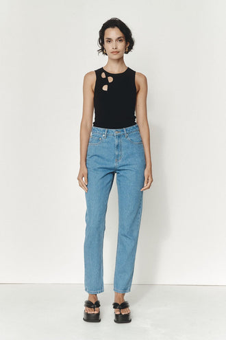 Marle Straight Leg Jean - Vintage Blue