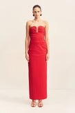 Shona Joy Campbell Strapless Maxi - Goji