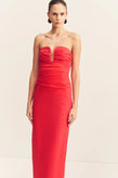 Shona Joy Campbell Strapless Maxi - Goji