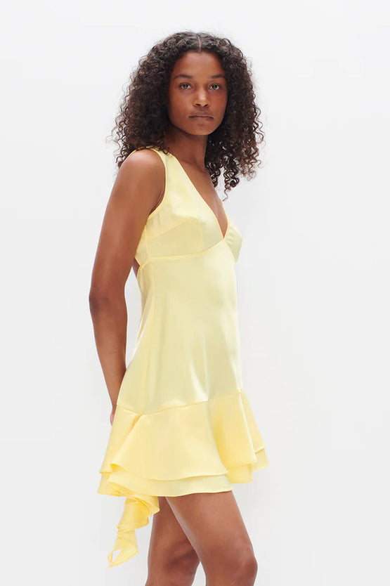 Ownley Sunshine Mini Dress - Butter