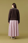 Ruby Swann Sweater - Java Cream Stripe