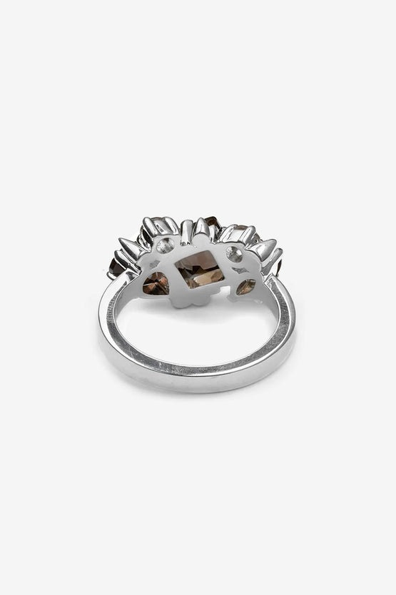 Stolen Girlfriends Club Talon Cluster Ring - Silver/Cola