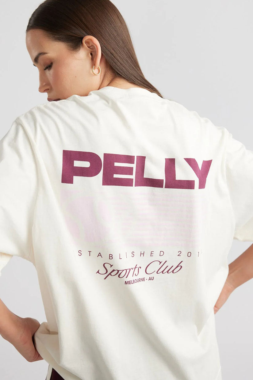Ena Pelly Tennis Logo Tee - Cream