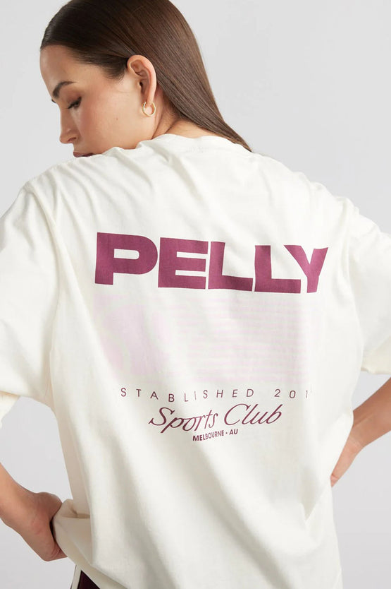Ena Pelly Tennis Logo Tee - Cream