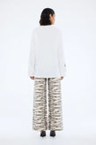 Ena Pelly Tiled Floral LS Tee - White