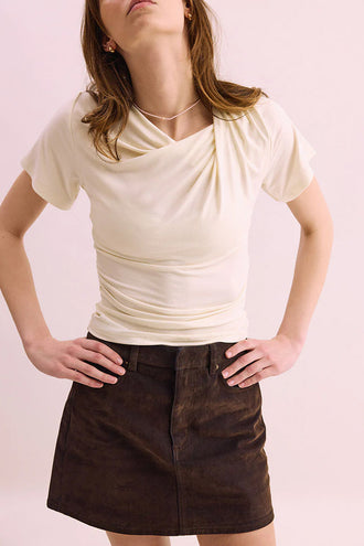 Pharlain Twist Top - Ivory