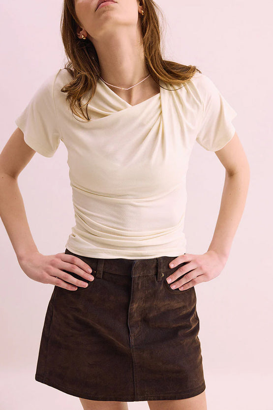 Pharlain Twist Top - Ivory