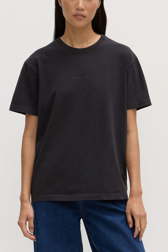 Assembly Veiled Logo Tee - Washed Black