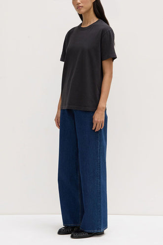 Assembly Veiled Logo Tee - Washed Black
