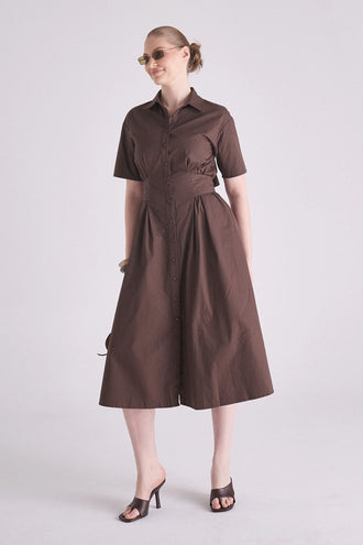 Gracious Vela Dress - Cacao