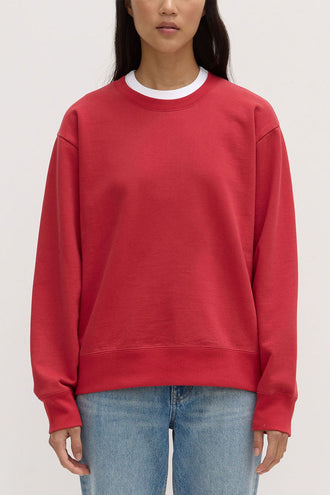 Assembly Weekender Fleece Crew - Goji