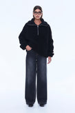 Ena Pelly Winnie 1/4 Zip - Black